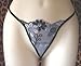 : Ladies Embroidered Thong w/Mesh Back (Click for more colors)