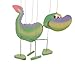 Handbemalte Dino-Marionette aus Albesia-Holz, Länge ca. 30 cm