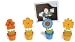 Flowerpot design note clip design 2 dark yellow