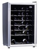 Sanyo SR-4705 47-Bottle Wine Cooler, Black and Stainless Steel