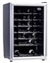 Sanyo SR-4705 47-Bottle Wine Cooler, Black and Stainless Steel