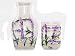 ArtisanStreet's Bedside Water Carafe Set in Lavender Design. Two Piece Floral Set Includes Carafe and Matching Glass. Made To Order & Signed By Artisan.