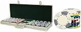 Lucky Crown Poker Chips Set, 500 Clay Composite 11.5 gr Chips