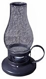 PTC Home & Garden Table Lantern with Handle, Pewter