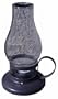 PTC Home & Garden Table Lantern with Handle, Pewter