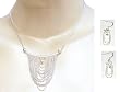 Earring Necklace Set Women's Sterling Silver Jewelry (snec271)