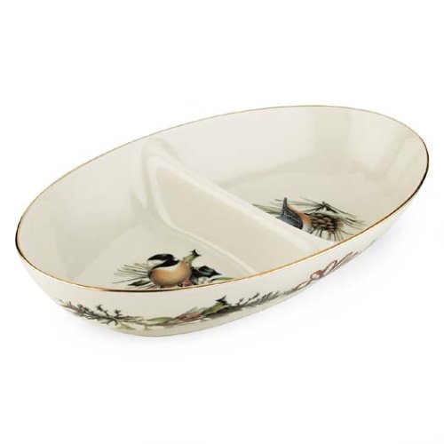 Lenox Winter Greetings Divided Server