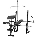 Universal Weight Bench with Lat Station