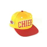 NFL Licensed Kansas City Chiefs 2 Tone Flat Bill Snap Back Baseball Hat Cap Lid
