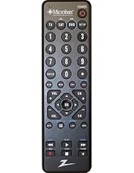 CE: AmerTac - Zenith ZC300MB Microban 3-Device Universal Remote, Black - AmerTac - Zenith
