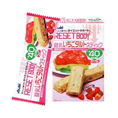 【アサヒフードアンドヘルスケア】リセットボディ 豆乳いちごタルトスティック 2本入り×6袋