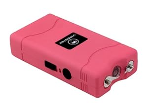 VIPERTEK VTS-880 - 15,000,000 V Mini Stun Gun - Rechargeable with LED Flashlight (Pink)