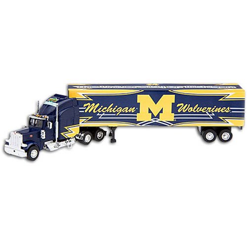 Michigan Upper Deck NCAA Peterbilt Tractor Trailer