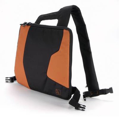 Tucano Velo Pack Small Tragetasche f&uuml;r Sony Vaio 35,6 cm (14 Zoll) WS schwarz/orange Preisvergleich