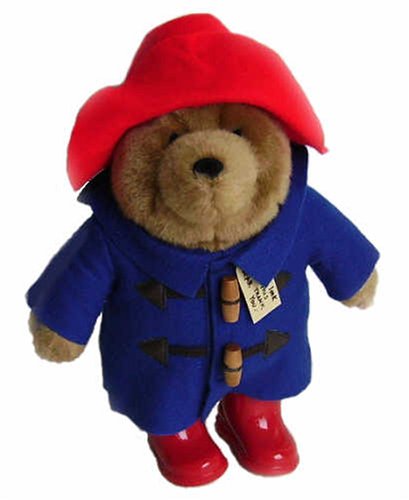 Childrens Toyshop  Toys : Plush Paddington Bear 28cm with Boots Blue Coat Red Hat