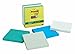 Post-it Recycled Super Sticky Notes, 2x Sticking Power, 3 in x 3 in, Bora Bora Collection, 6 Pads/Pack (654-SST)