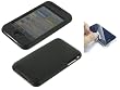 Apple iPhone 3G Premium Polycarbonate Black Rubberize Textured Snap-On Case Cover + Screen Protector Shield (NOT Compatible with 1st Generation iPhone)