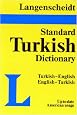 Langenscheidt Standard Dictionary Turkish/English-English/Turkish Plain