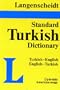 Langenscheidt Standard Dictionary Turkish/English-English/Turkish Plain