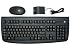 Thai and English Logitech Wireless Computer Keyboard - Mouse Set (Black)