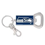 SEATTLE SEAHAWKS OFFICIAL 2" BOTTLE OPENER KEYCHAIN KEY RING at Amazon.com