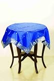 Blue Sari Table cloth / Linen / Topper - Custom made