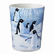 Penguin Party Wastebasket