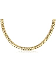 14K Solid Yellow Gold Original Handmade Cuban Curb Link Chain / Necklace 7mm Wide 16" inch Long.