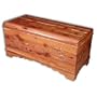 Chest, Waterfall, Cedar w/carving-God Bless