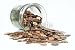 Wallmonkeys Peel and Stick Wall Decals - Euro Cent Münzen im Glastopf - Removable Graphic