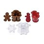 Tovolo Holiday Ice Cream Sandwich Molds, Set of 3