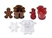 Tovolo Holiday Ice Cream Sandwich Molds, Set of 3