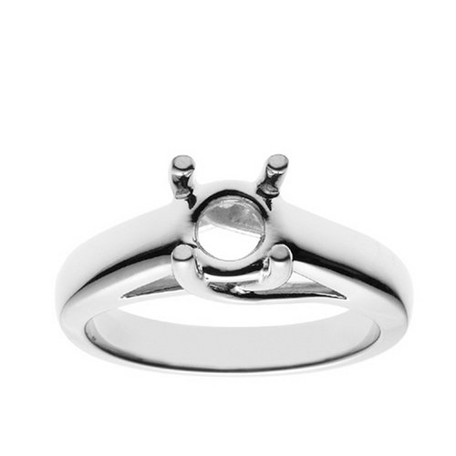 Platinum Classic Trellis Engagement Ring Setting