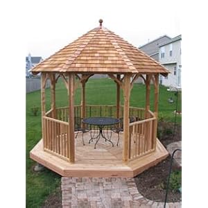Pavilion Seabreeze Gazebo 14 Foot With Pie Floor by