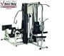 New 2007, Professional, Health Club Quality Multi - Home Gym! Free Shipping! Space Saving Corner Placement!