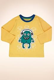 Pure Cotton Crew Neck Monster T Shirt