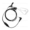 Binatone Radio Earpiece (Single 2.5mm Jack, Bodyguard Style 2 Wire Covert Acoustic Tube Headset with Microphone) for Terrain, Action, Trek, Latitude etc