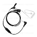 Binatone Radio Earpiece (Single 2.5mm Jack, Bodyguard Style 2 Wire Covert Acoustic Tube Headset with Microphone) for Terrain, Action, Trek, Latitude etc