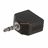 Cmple - 3.5mm Stereo Plug to 2x3.5mm Mono Jack Adapter