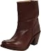 FRYE Women's Carmen Short Pull-On Boot,Dark Brown,8 M US