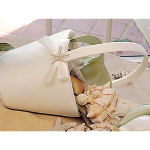 Beach Flower Girl Basket - Ivory