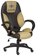 New Orleans Saints Leather Office Chair
