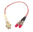 1ft Fiber Optic Adapter Cable LC (Female) to ST (Female) Multimode 62.5/125 Duplex
