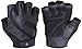 Harbinger Pro Non-Wristwrap Vented Wash & Dry Glove with Padded Leather Palm (Old Style), Black, Small