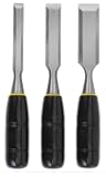 Stanley 16-150 150 Series Short Blade 3-Piece Wood Chisel Set