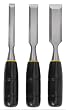 Stanley 16-150 150 Series Short Blade 3-Piece Wood Chisel Set