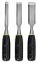 Stanley 16-150 150 Series Short Blade 3-Piece Wood Chisel Set