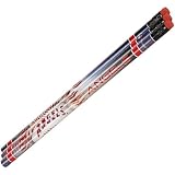 MLB Los Angeles Angels of Anaheim 3-Pack Team Logo Pencil Set - Red