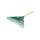 Extra-Wide 30" Leaf Rake - Covers More Yard with Less Effort - Hardwood Handle - Just 36 oz!