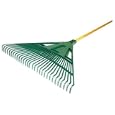 Extra-Wide 30" Leaf Rake - Covers More Yard with Less Effort - Hardwood Handle - Just 36 oz!